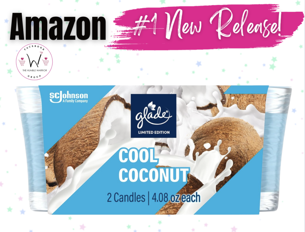 New Glade Cool Coconut Limited Edition Candle!